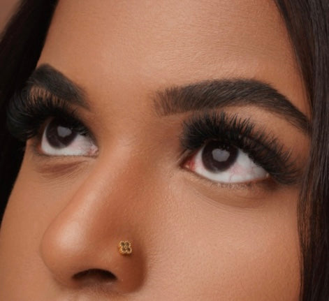 Matte Black Velvet Lash Trays